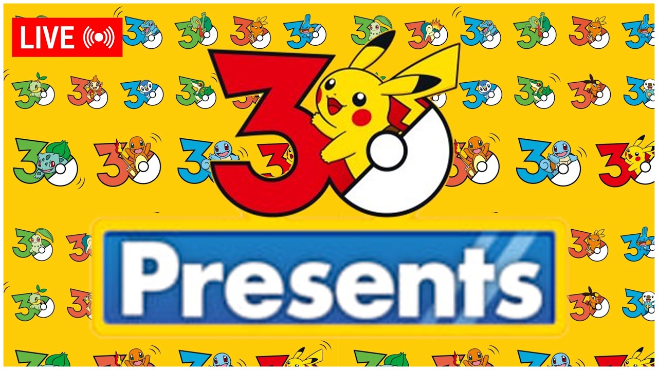 POKÉMON PRESENTS - POKÉMON 30 ANOS! AO VIVO! GEN 10 VEM AI!