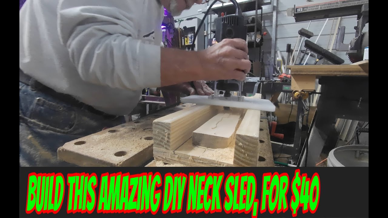 Build this amazing DIY guitar neck router jig for only $40