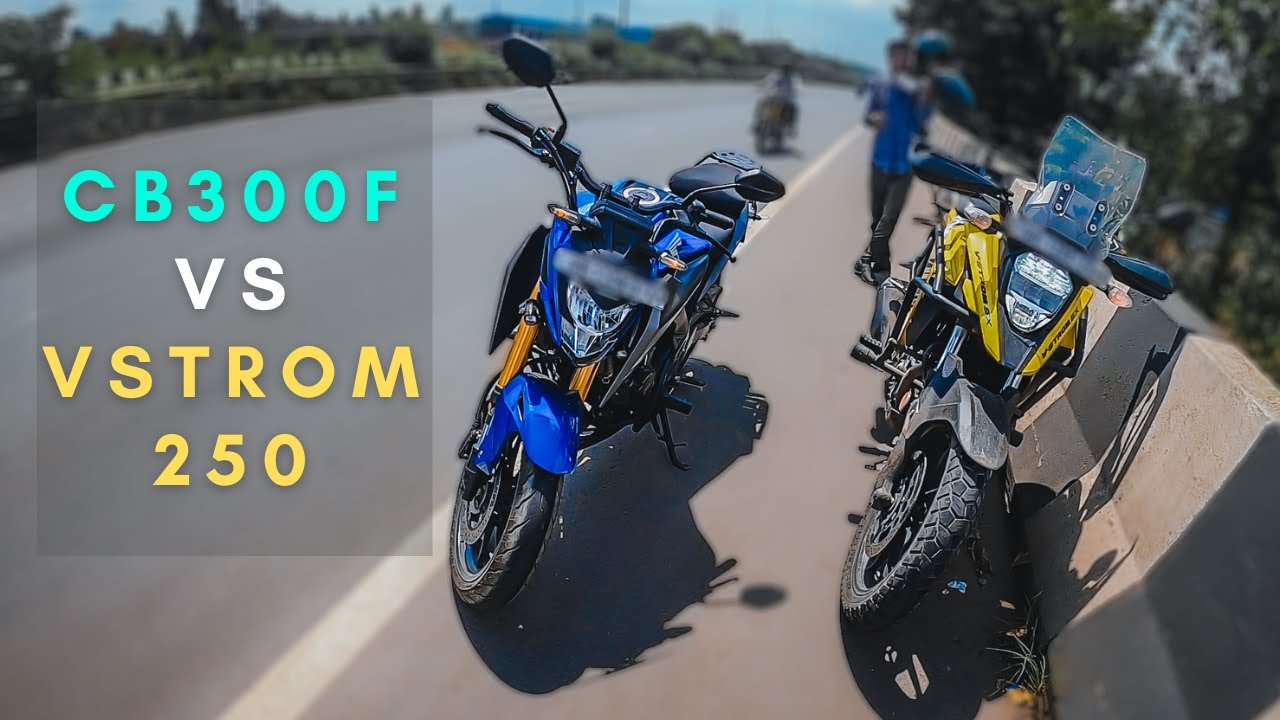 250 vs 300: CB300F vs V-Strom 250 Drag Race Showdown! Can you Guess THE WINNER?