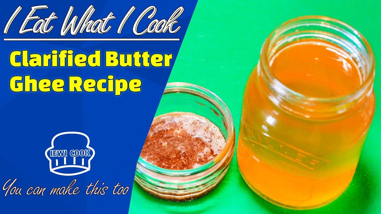 Nutty Ghee | Brown Butter | Clarified Butter | 1 Ingredient | IEWICOOK
