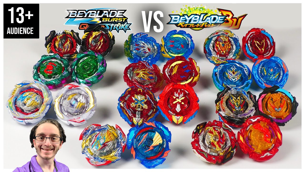 BRAND BATTLE 'All' BU Beys VS 'All' QuadStrike Beys HASBRO VS TT Marathon Beyblade Burst COMPETITIVE