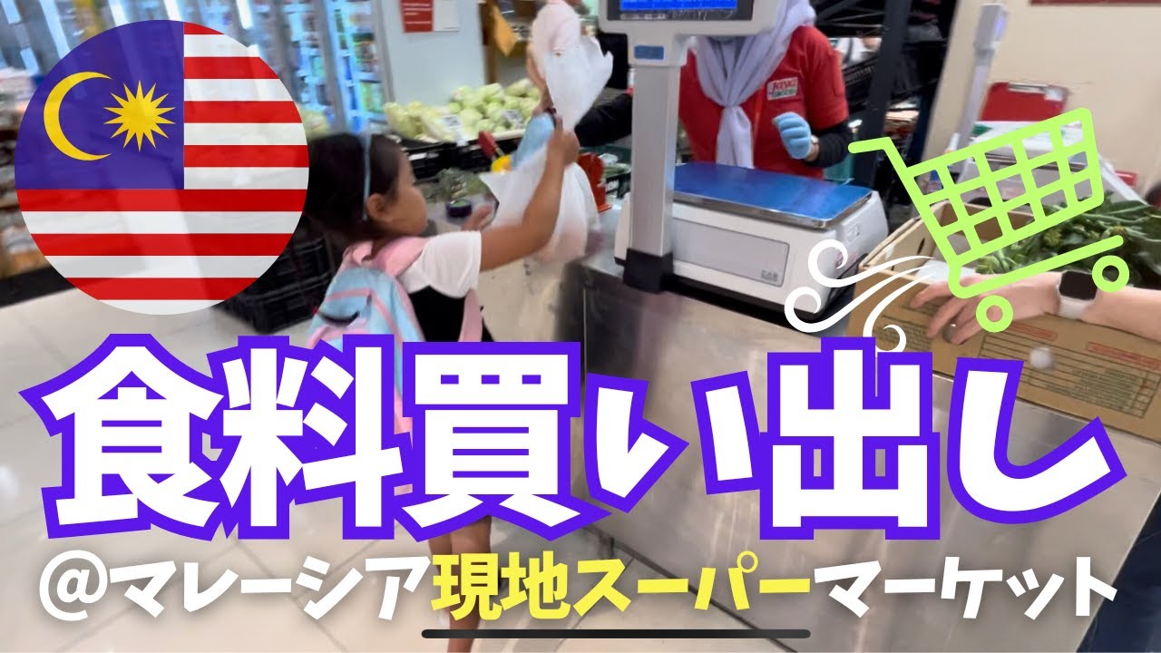 マレーシア生活情報✴︎現地スーパーマーケット買出しに密着！知っておくべきポイントは？現地物価も大公開💰Let's go grocery shopping in Malaysia.