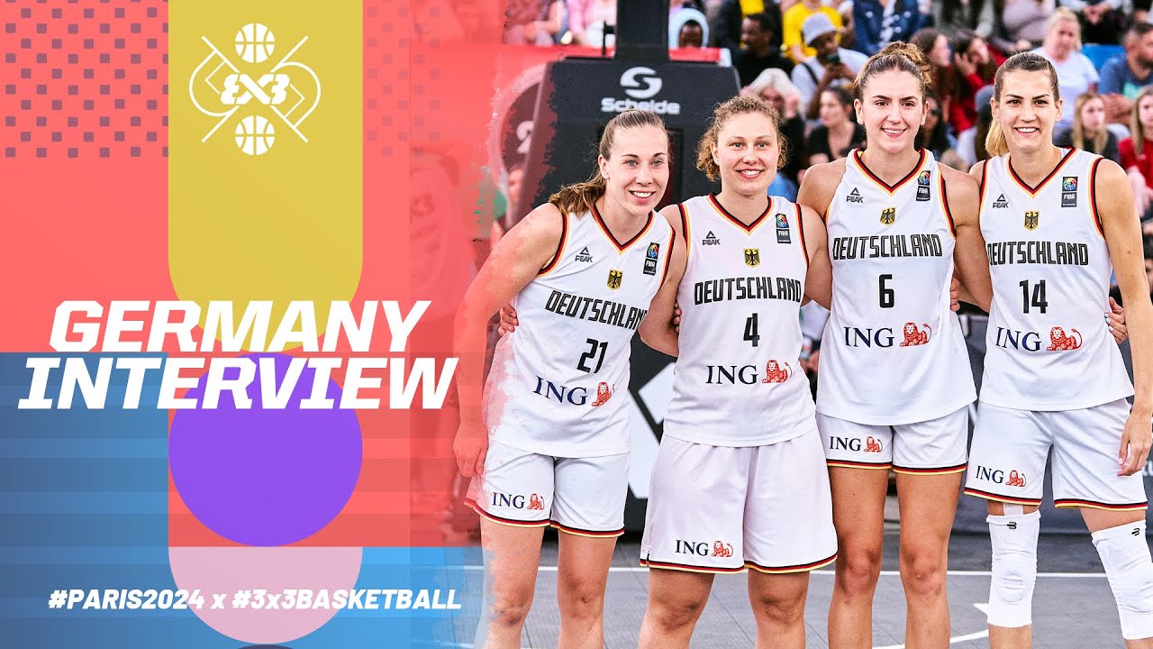 Germany's 🇩🇪 Women Olympic Team | Interview | 3x3 Basketball