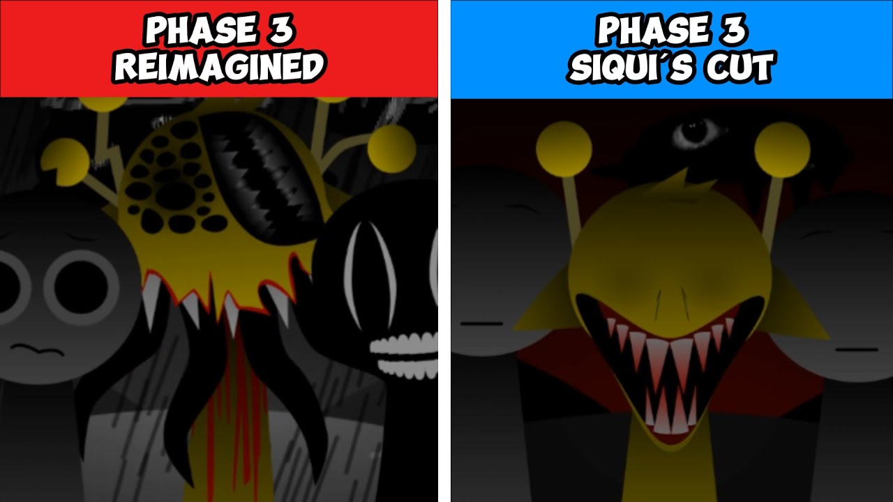 Incredibox Sprunki Phase 3 Reimagined (Big update) vs Phase 3 Siqui´s cut