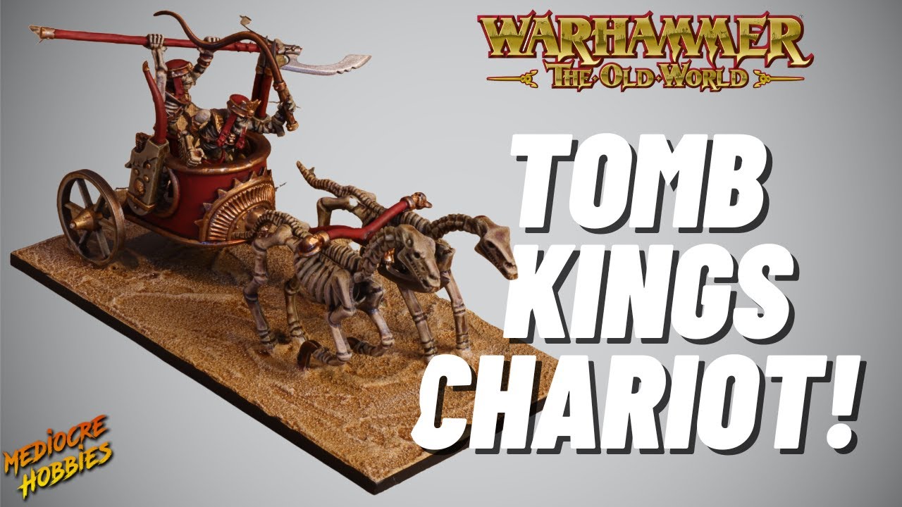 Old World Diaries: Tomb Kings are back! 1st Tomb Kings Chariot on Youtube on 10 years! #theoldworld