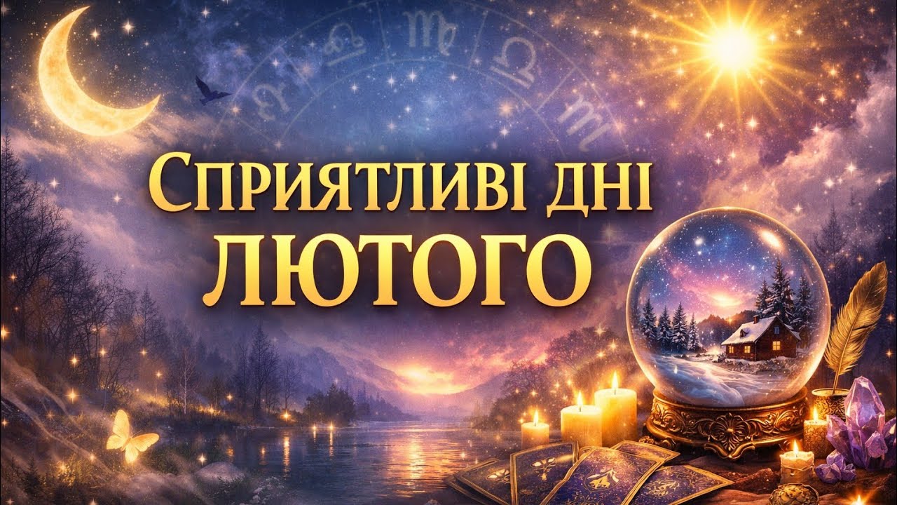🔮 Сприятливі дні лютого | Коли краще діяти, домовлятися і рухатися вперед.