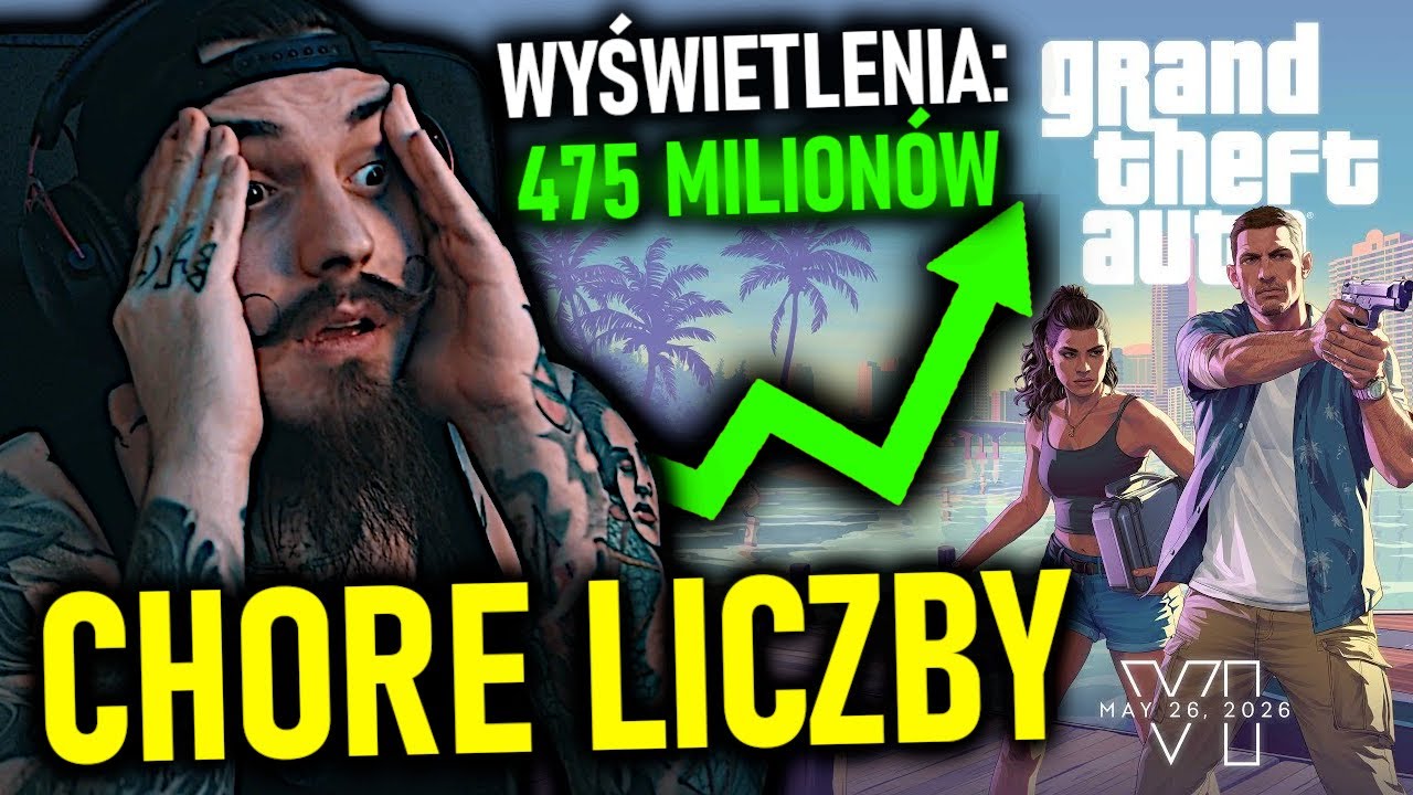Gigantyczny SUKCES Trailera GTA 6
