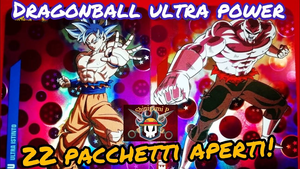 Wow Goku e Jiren Top! Dragonball Lamincards Ultra Power: Unboxing Spacchettamento 22 bustine!
