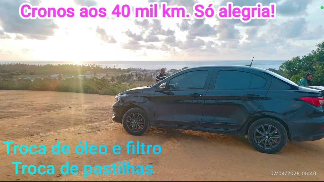 Fiat Cronos 40 mil km rodados. Troca de óleo, filtro e pastilhas de freio. Opinião de dono 