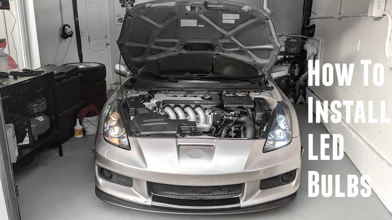 MITCH DORE | How To Install LED Headlight Bulbs 00-05 Celica