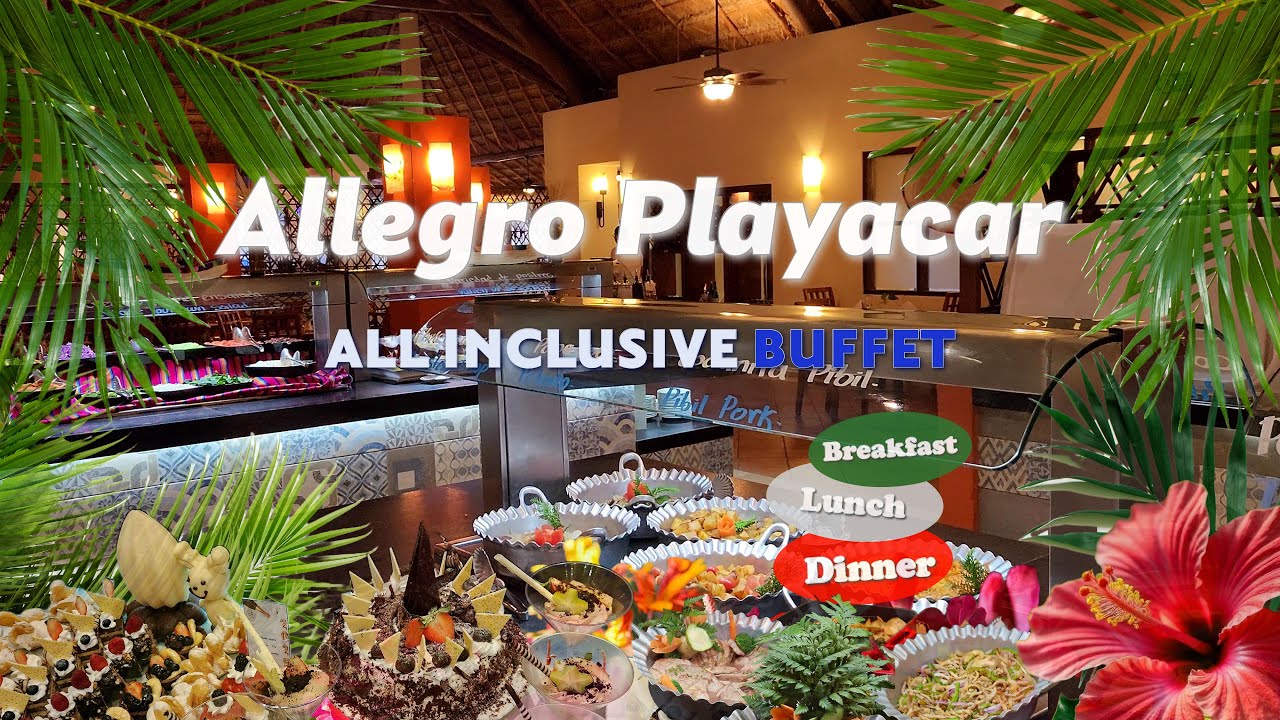 Buffet, Allegro Playacar - All Inclusive Resort, Playa Del Carmen, Quintana Roo, Mexico