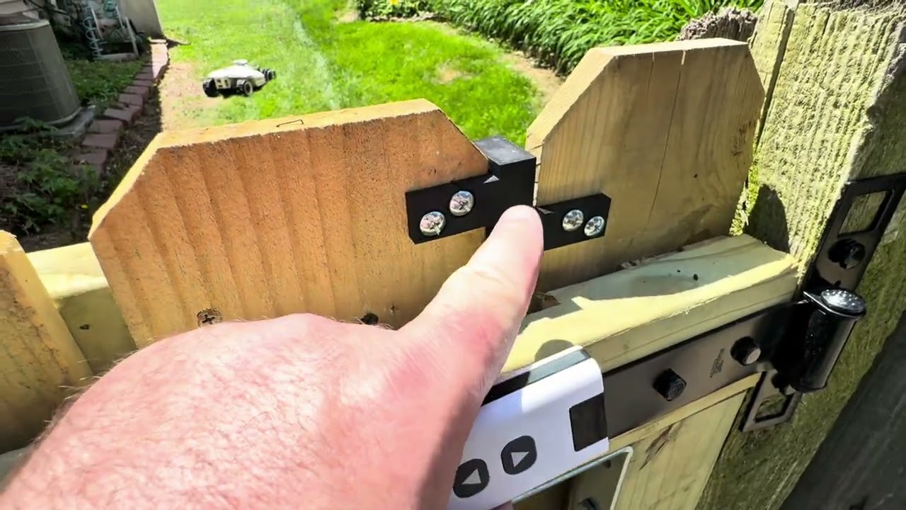 Robotic Mower Motorized Gate Build Overview
