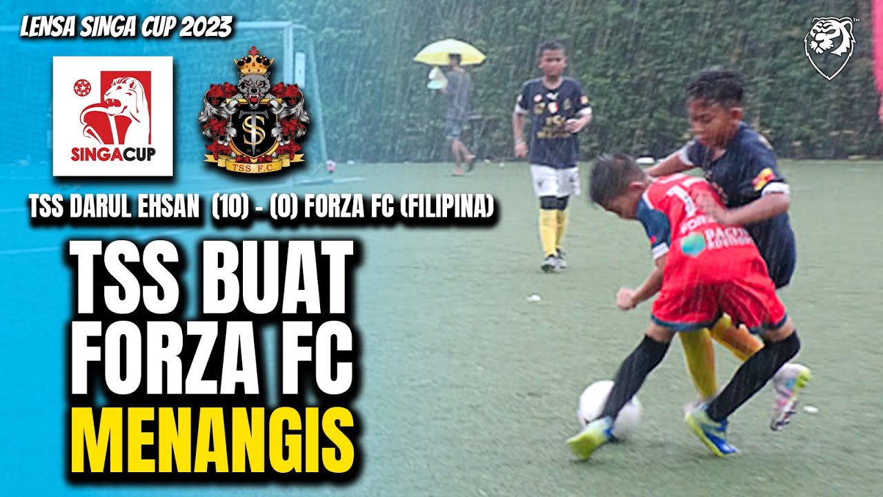 TSS Darul Ehsan buat Forza FC (Filipina) menangis dalam hujan!