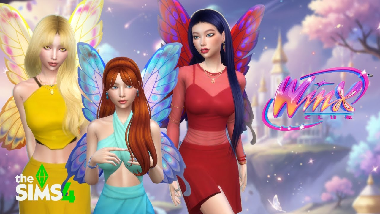 CREANDO A LAS CHICAS WINX EN LOS SIMS 4 💖✨ | Bloom, Stella, Flora y más