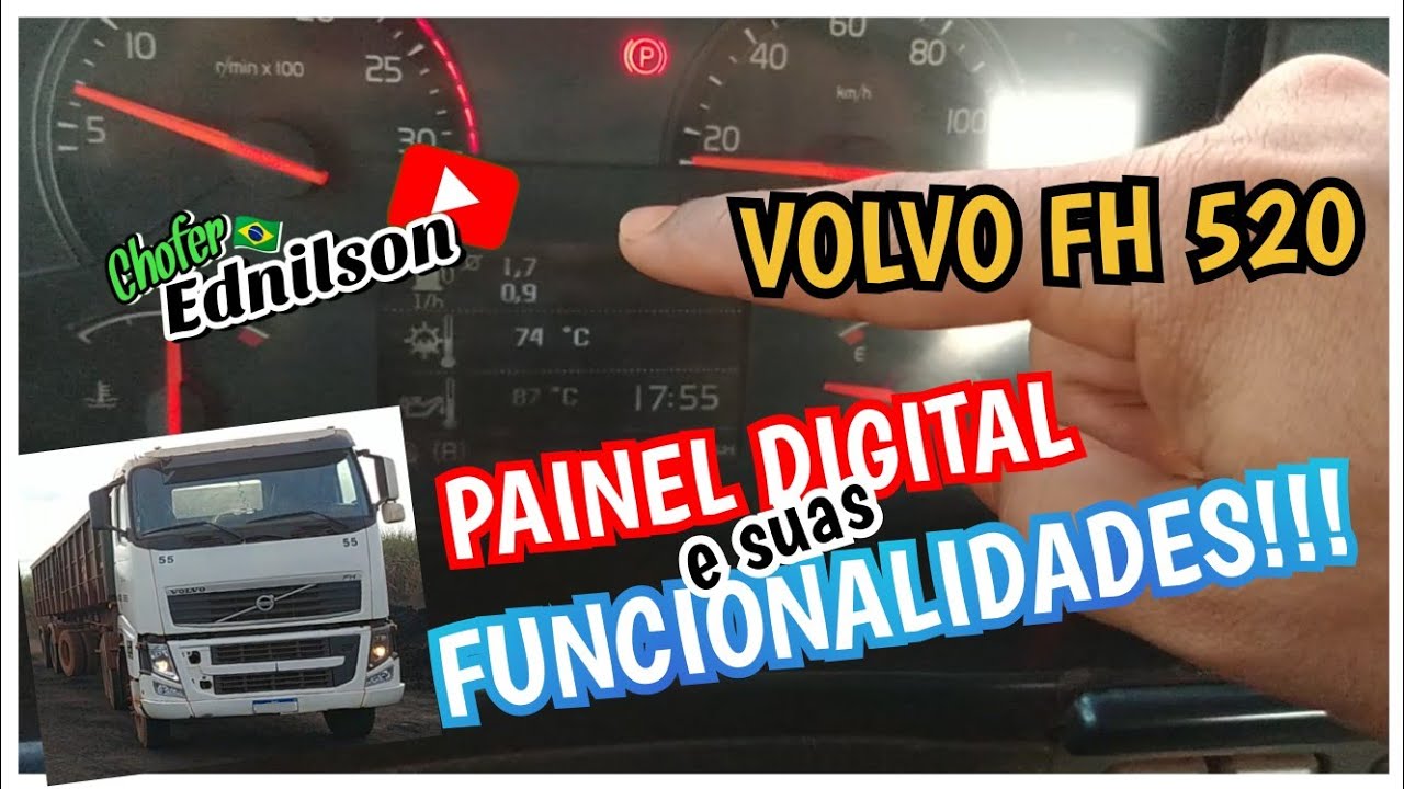PAINEL DIGITAL do VOLVO FH 440, 480, 520 e suas funções - Aprenda a mexer passo a passo | EP.07/23