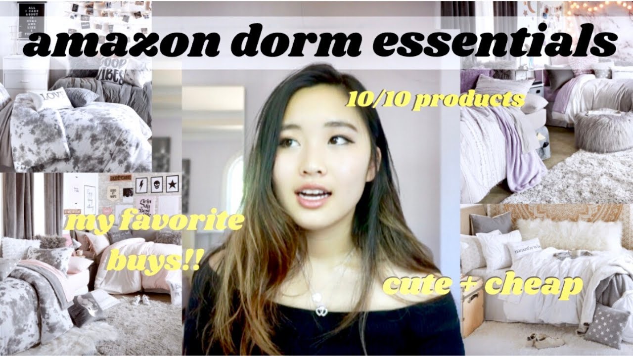 ESSENTIAL COLLEGE DORM SHOPPING LIST: everything that bought for my dorm (cute + cheap)!!