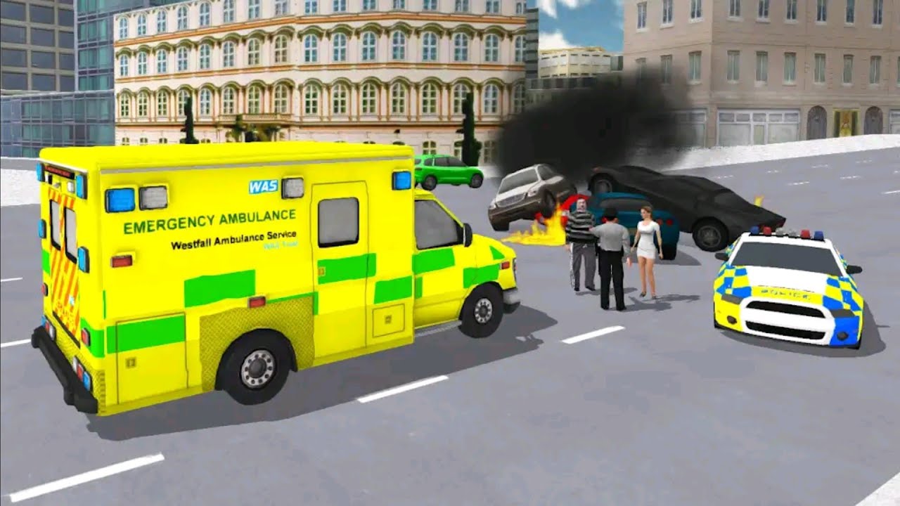 Ambulance Simulator - Car Driving Doctor - by Game Pickle | Android Gameplay |
