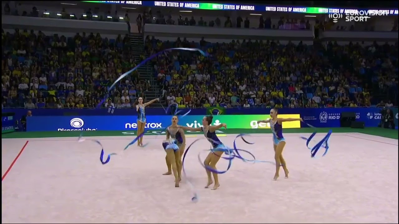 🇺🇸 USA - 8.000 - *AA* - 5 Ribbons (Fita/Cinta) - World Championship Rio 2025