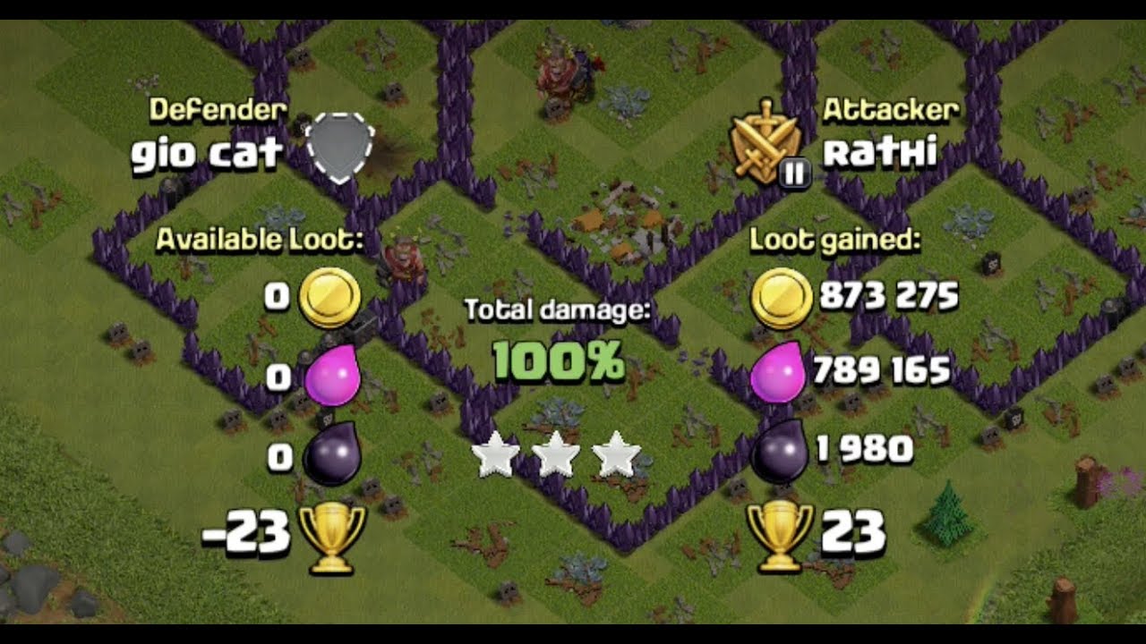 100% Loot | Clash of Clans | Funny Attacks | Full Attack