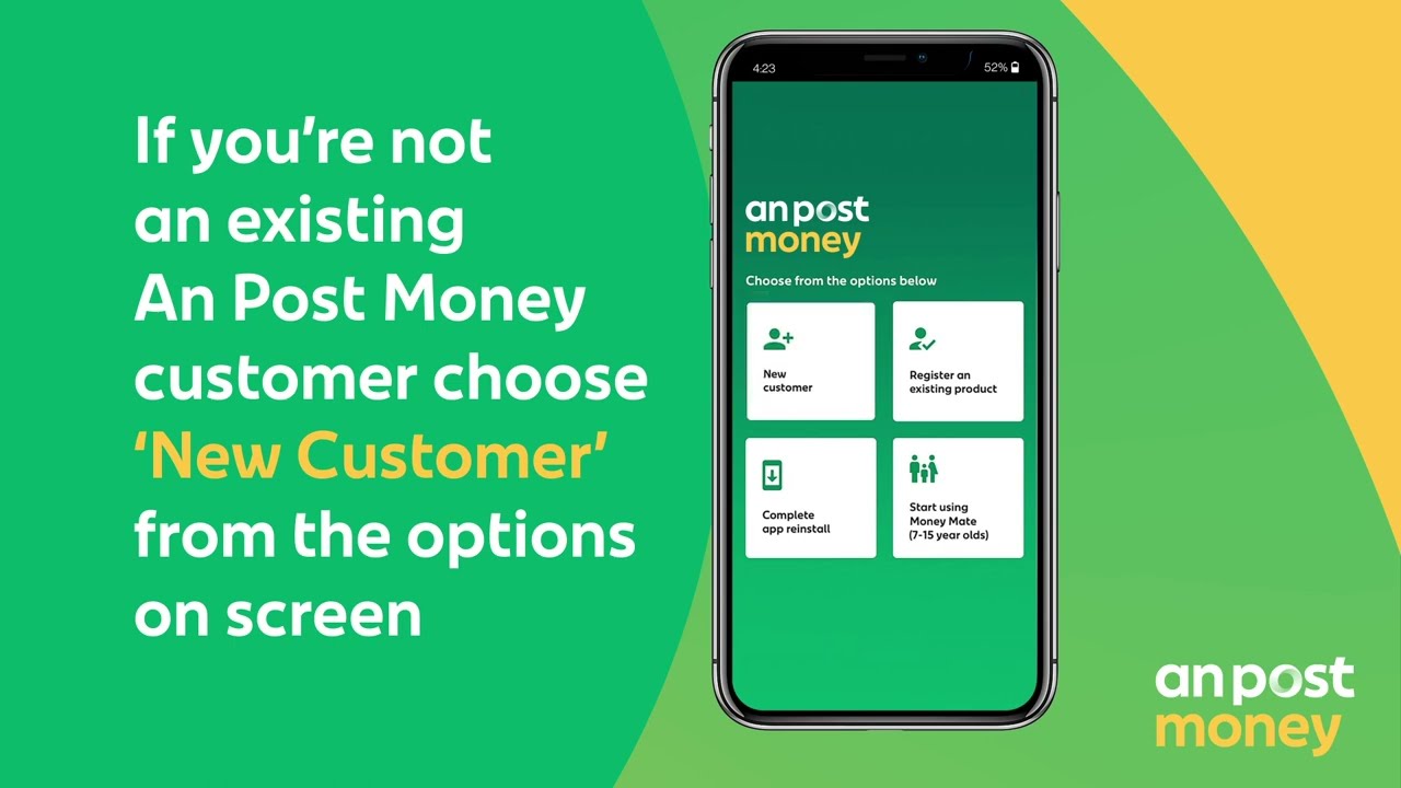 How to sign up for An Post Money Manager