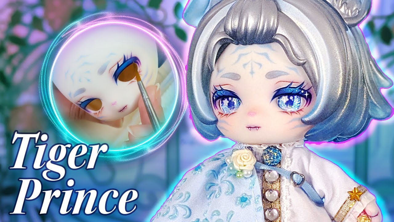 I made a WHITE TIGER PRINCE - Custom BJD Tutorial