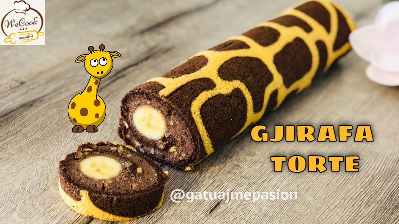 Torte GJIRAFA | Rollade shume e shijshme dhe e bukur