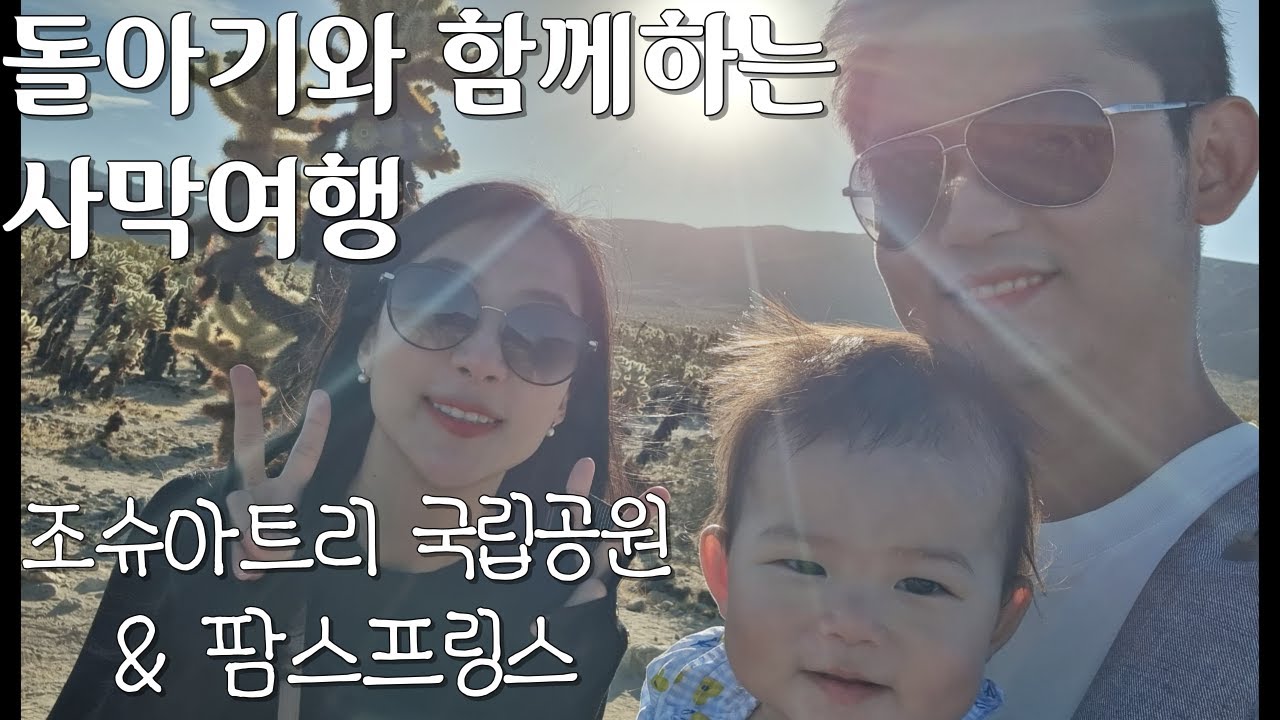 🇺🇸돌 아기와 함께하는 사막여행! 조슈아트리 국립공원 & 팜스프링스 / Joshua Tree National Park & Palm Springs (VLOG)