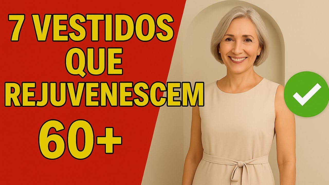 “7 Vestidos que Valorizam a Beleza e a Elegância da Mulher 60+