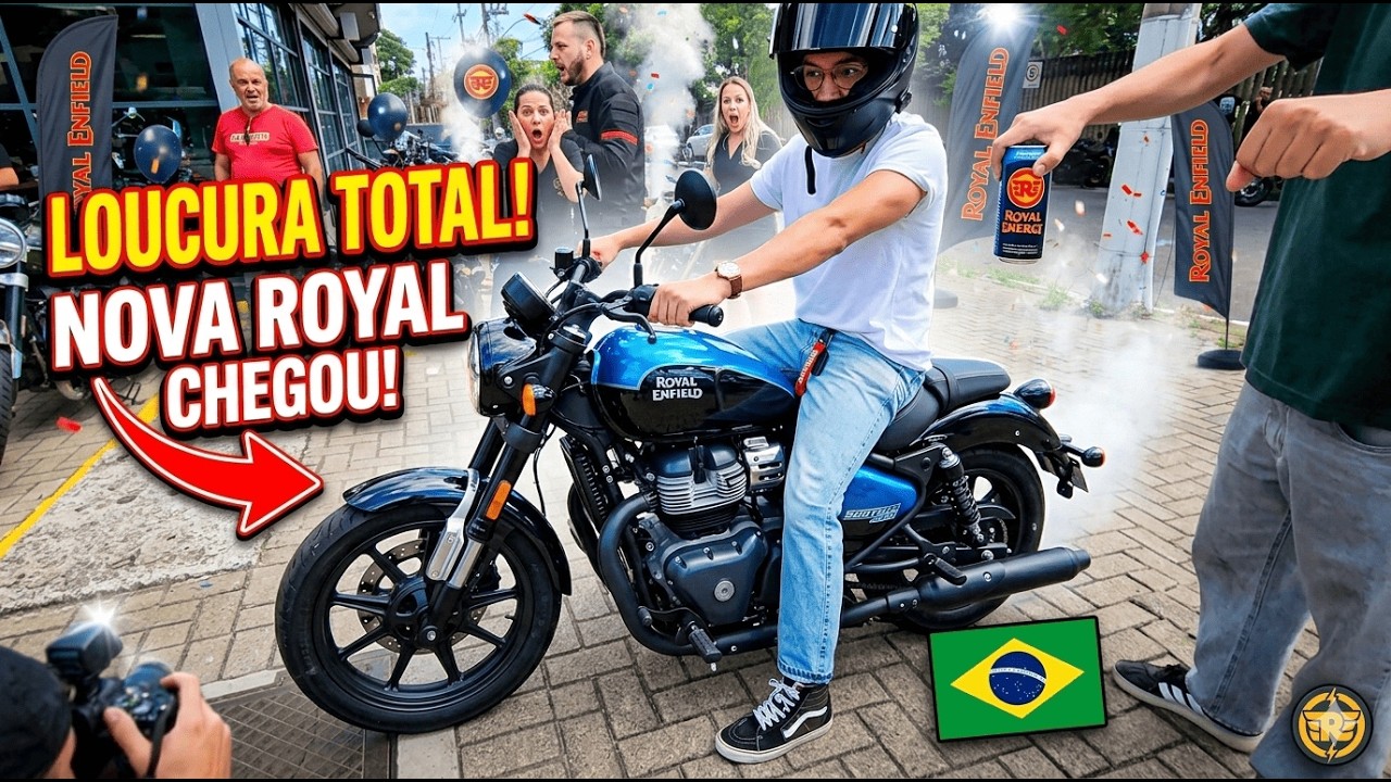 A nova Royal Enfield chegou causando! Veja como foi o lançamento
