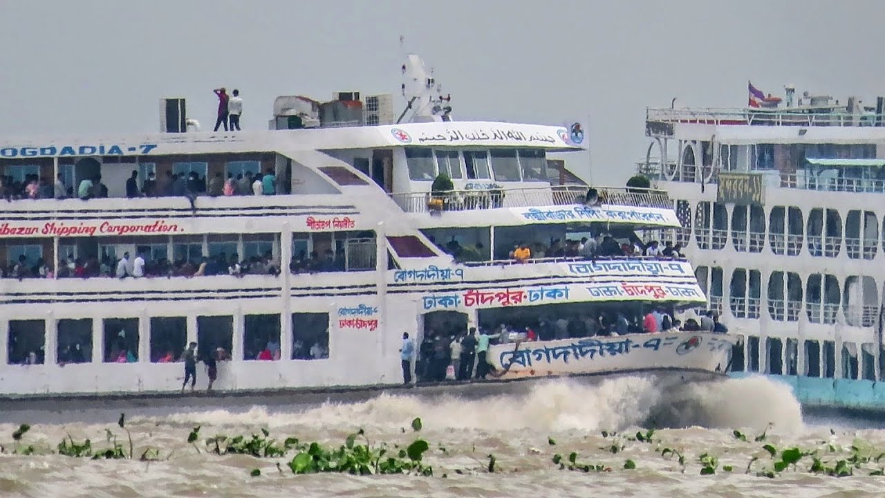 তুমুল গতিতে চাঁদপুর ছুটছে এম ভি বোগদাদীয়া ৭ লঞ্চটি | MV Bogdadia 7 launch | Dhaka to Chandpur