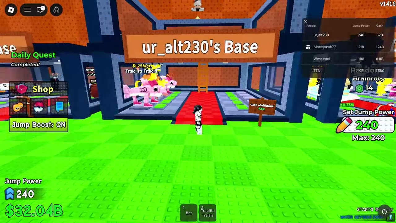 playing jump for brainrots with my brother