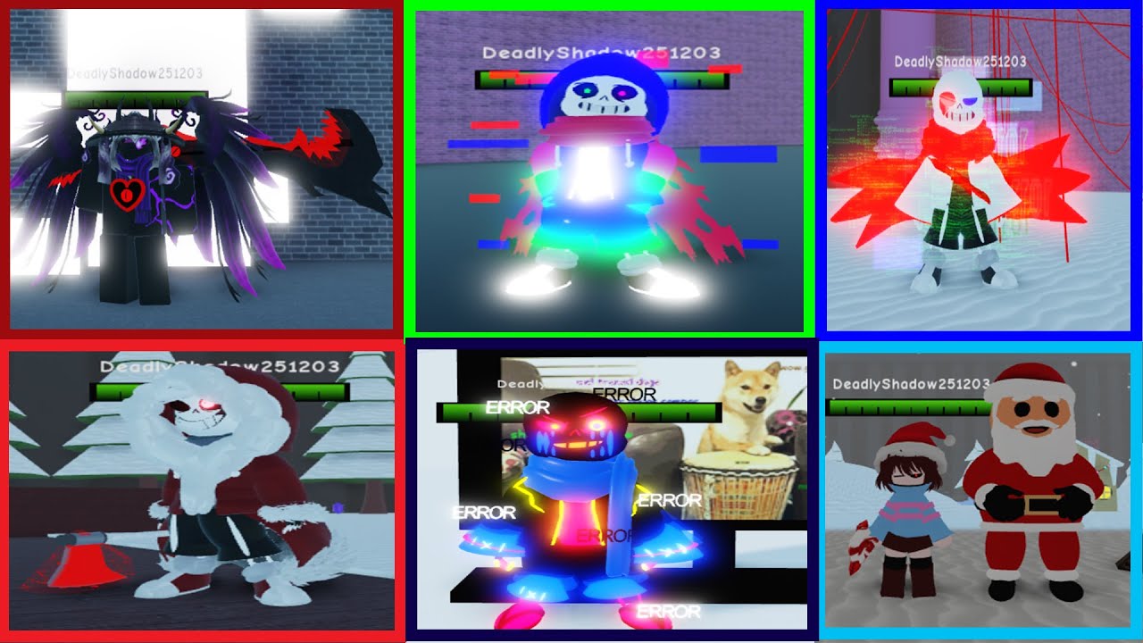 [X-Mas Update] All New X-Mas Characters [Showcase] [Undertale Ultimate TimeLine]