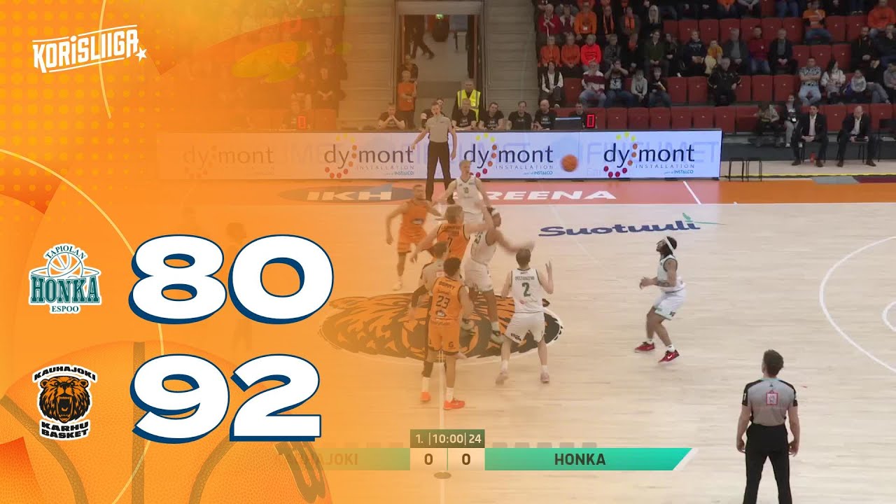 Kauhajoki vs. Tapiolan Honka - Game Highlights