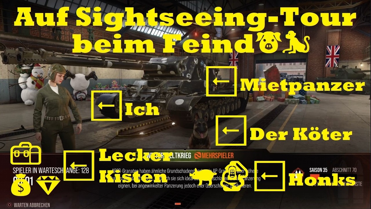 World of Tanks / 🛡️Laufende Saison🛡️ / ⚔️Iron Horizon⚔️ Teil 6: Sightseeing🗽mit Doc_Beule🤕🤷‍♂️!