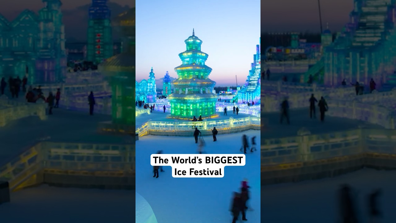 The World's Biggest Ice Festival is in Harbin
