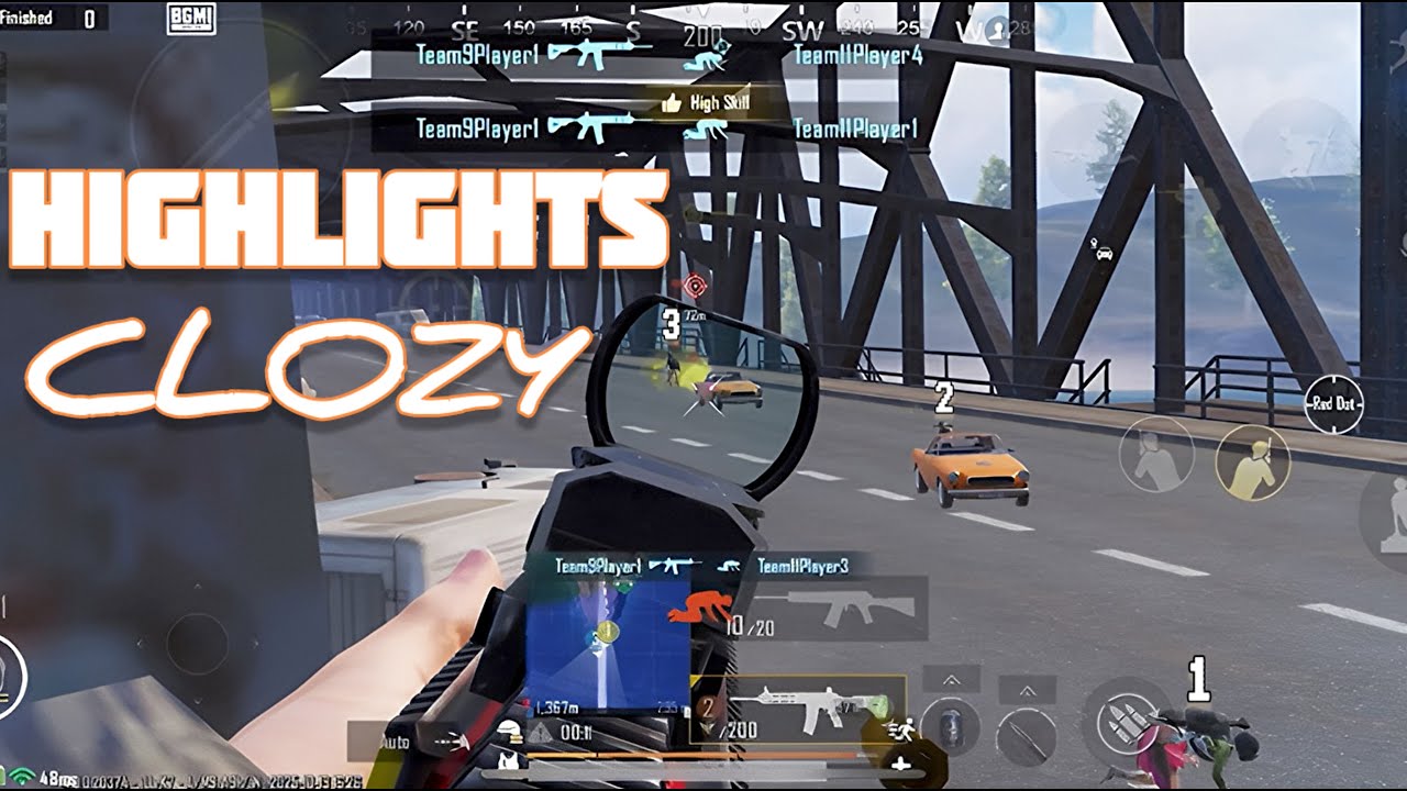 “Clutch Against T1 Players 🔥 | BGMI Esports Tournament/Scrims | CLOZY | iPhone 16 Pro Max”