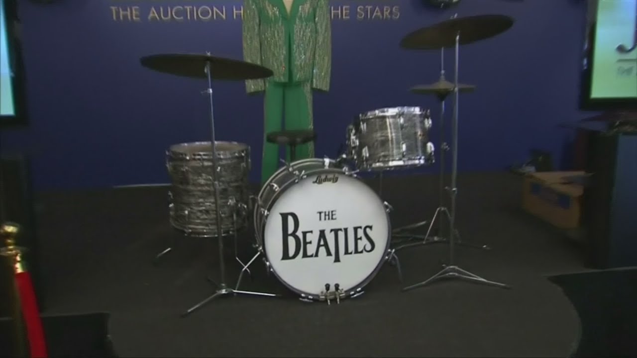 Ringo Starr's Beatles' drum kit sells for $2.2m at auction