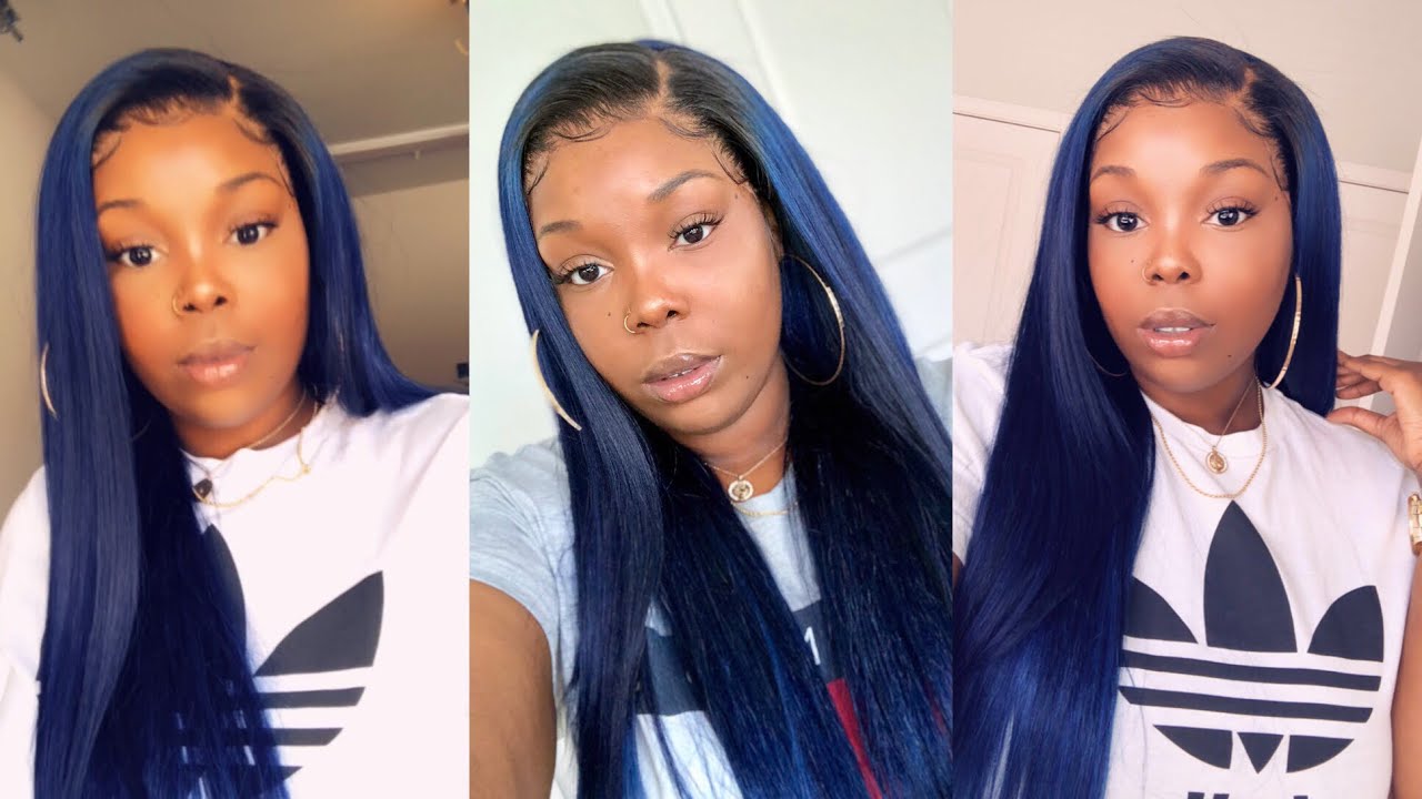 HOW I DYED MY HAIR BLUE IN MINUTES USING THE WATERCOLOR METHOD | Ft. Ali Pearl Hair | #613 Hair