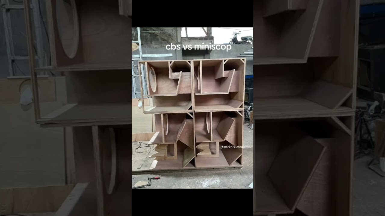 box speaker cbs dan miniscop #ini adalah tampak samping  #sound #boxspeaker #box #speaker