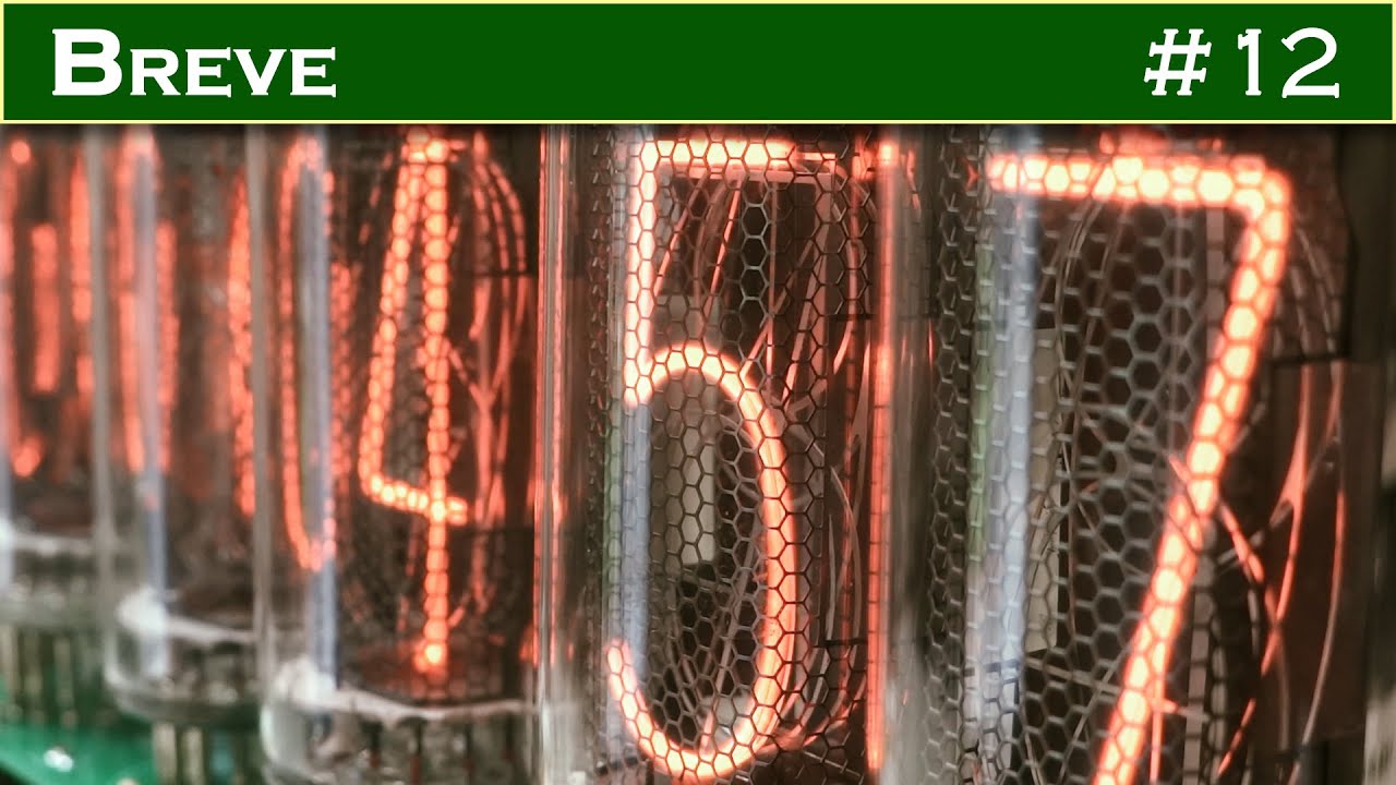 Une horloge numérique à tubes Nixie