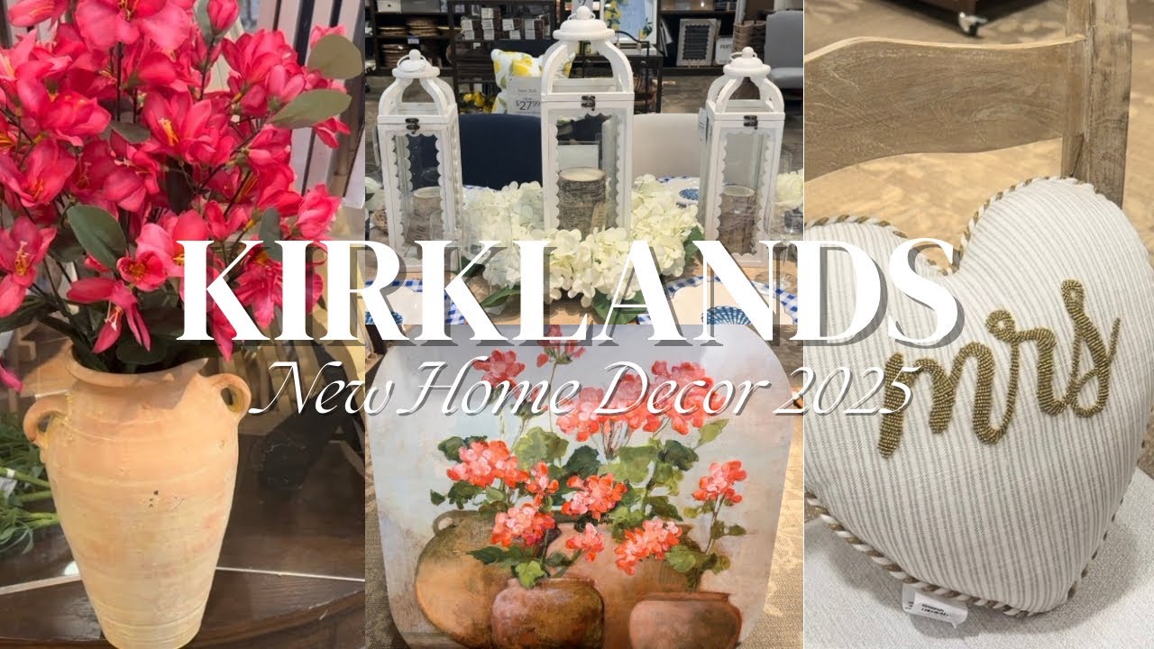 NEW KIRKLANDS SUMMER HOME DECOR 2025! STUNNING HOME DECOR ARRIVALS | SHOP WITH ME