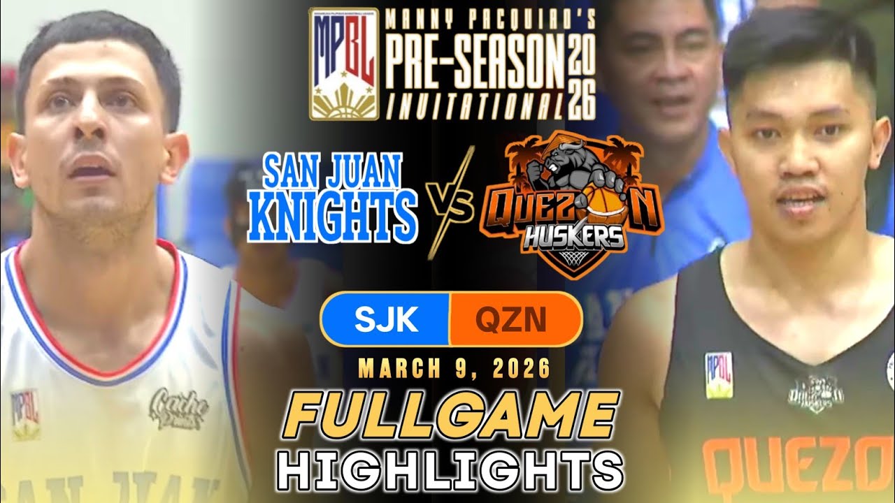 Close Game! SAN JUAN vs QUEZON! Full Game Highlights MPBL pre-season