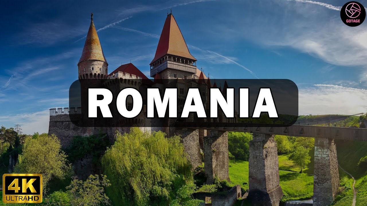 ROMANIA 8K &bull; Stunning scenery, relaxing music and drone nature videos in 8K