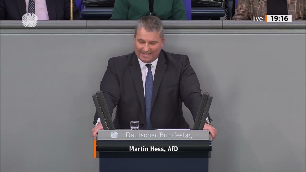 DB 26.04.2023 Unregulierte Massenmigration (Illegale Einwanderung D-Bürger Nachteil) Martin Hess AfD