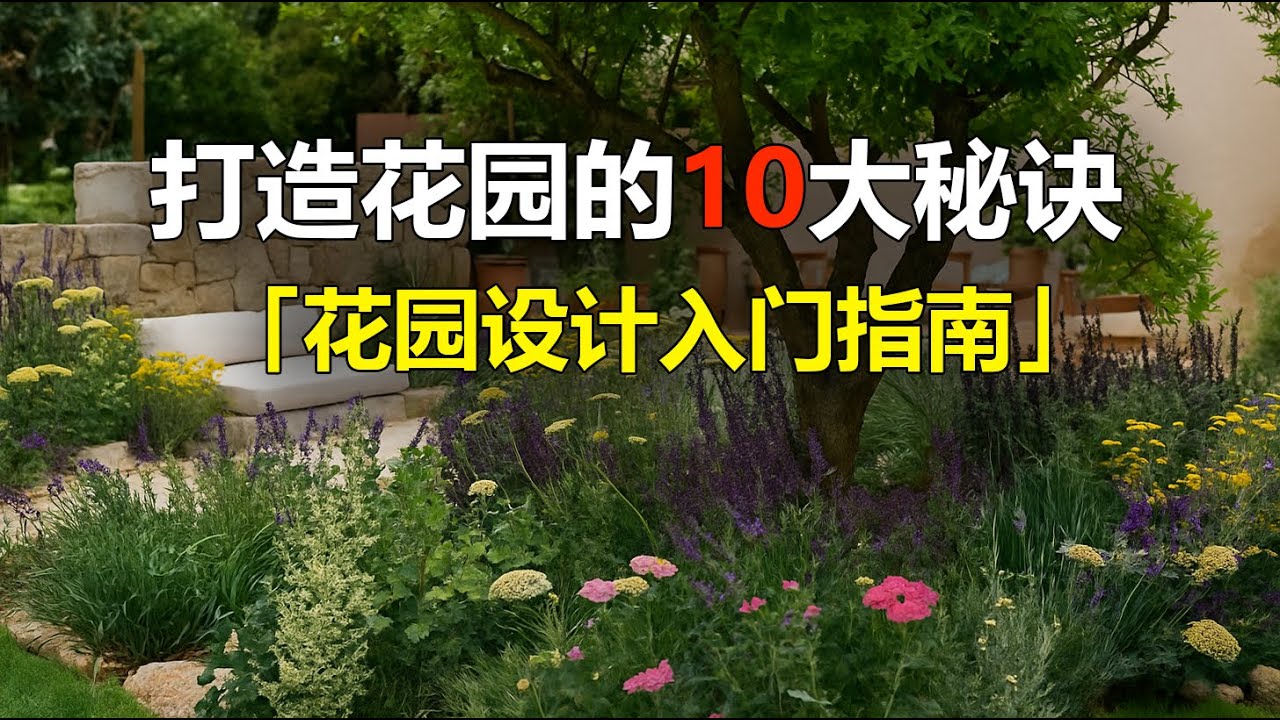 10大秘诀打造让人舒适又治愈的花园空间 | 花园设计入门指南