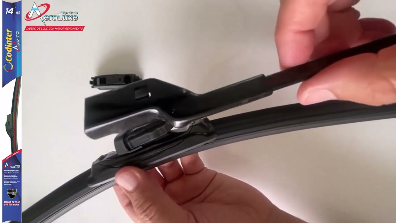 Instalaci&oacute;n brazo Seguro Boton 19 mm Plumilla Aeroluxe Codinter