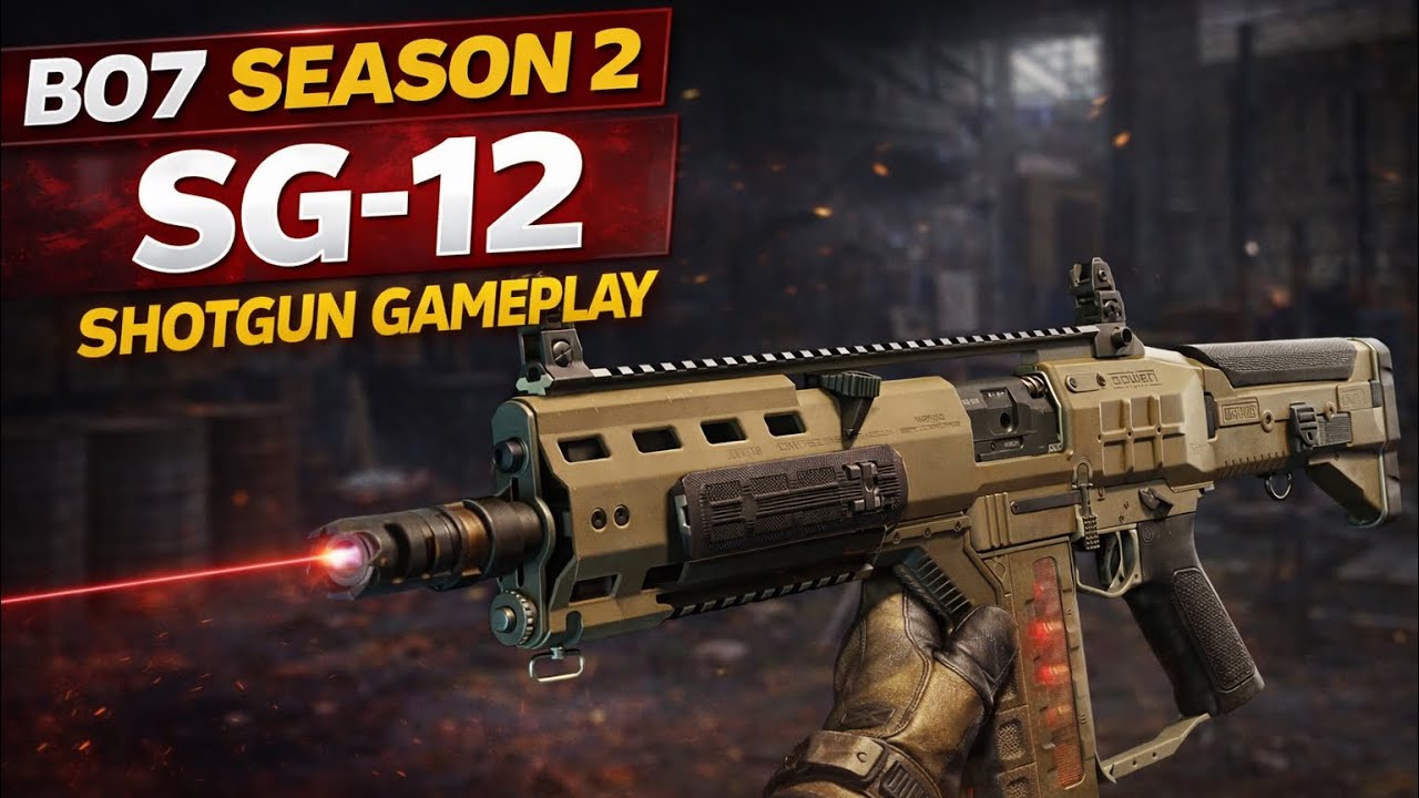 BO7 SEASON 2 SG-12 SHOTGUN GAMEPLAY BLACK OPS 7 #bo7 #blackops7