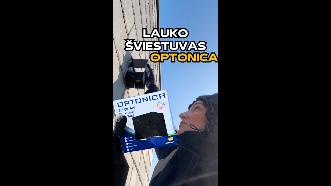 Optonica lauko šviestuvas - Mano vertinimas: 7.5/10
