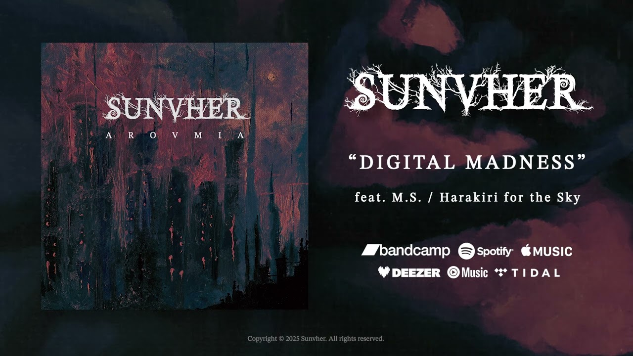 Sunvher - Digital Madness ft. M.S. / Harakiri for the Sky (NEW SINGLE 2025) (Post Black Metal)