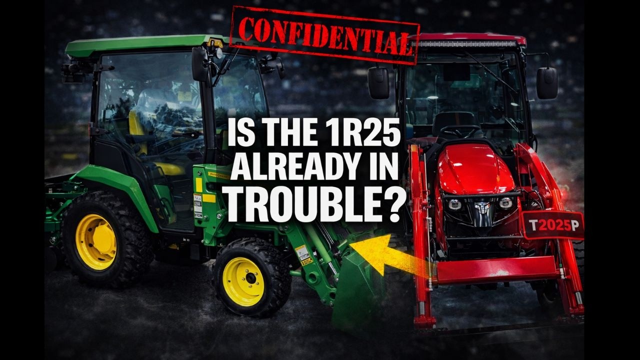 Трактор John Deere 1R25 уже в беде? Секретный трактор TYM